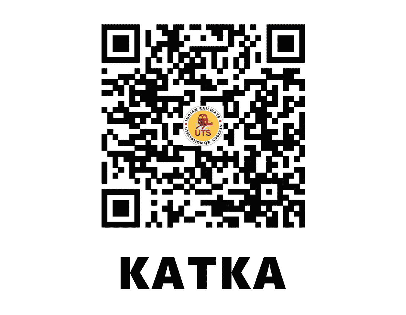 UTS QR Code for KATKA - KFK - NE (UTTAR PRADESH)